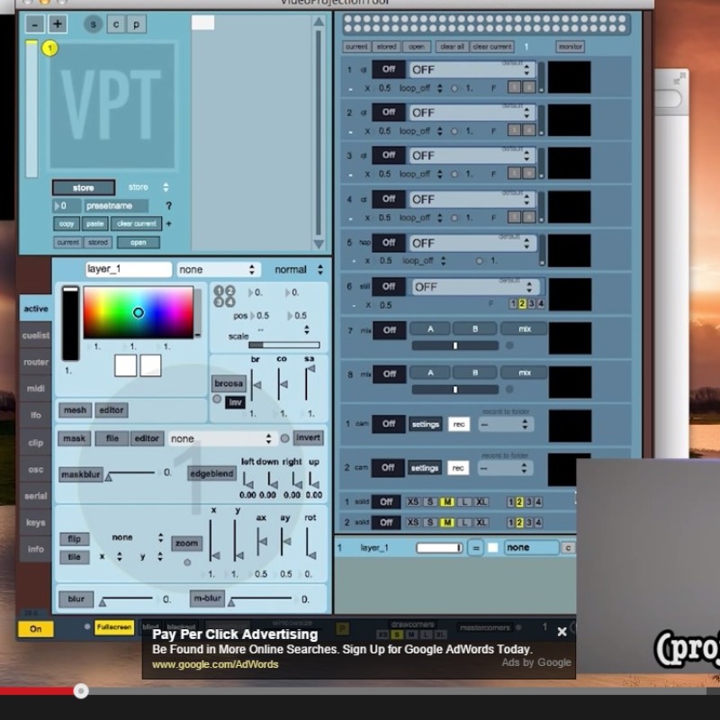 Halloween Projection w/ VPT Projection Mapping Central