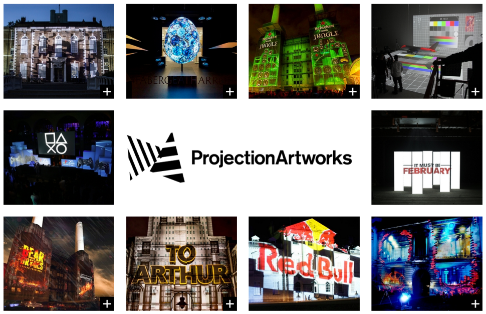 Projection Artworks projectileobjects